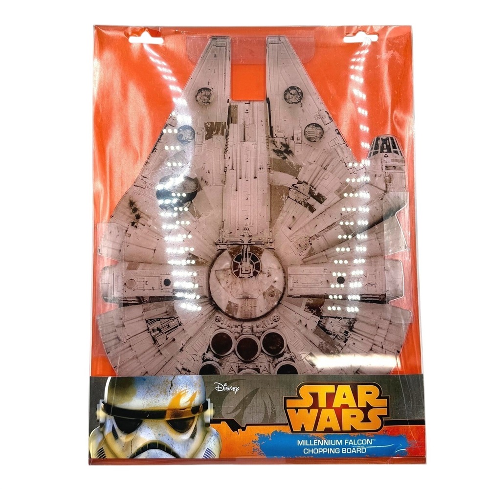 Star Wars Millennium Falcon Chopping Board Kitchenware Disney Officialf NEW
